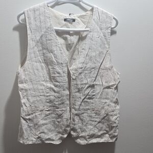 Olsen Striped Cream Vest